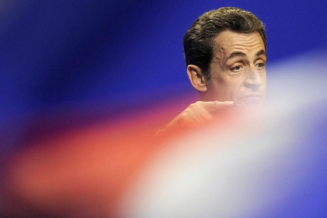 El presidente de Francia, Nicolas Sarkozy, durante su discurso en Nancy. | Afp