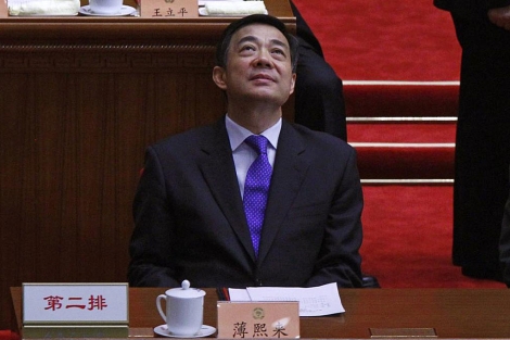 Bo Xilai, en el Gran Palacio del Pueblo de Pekín. | Reuters