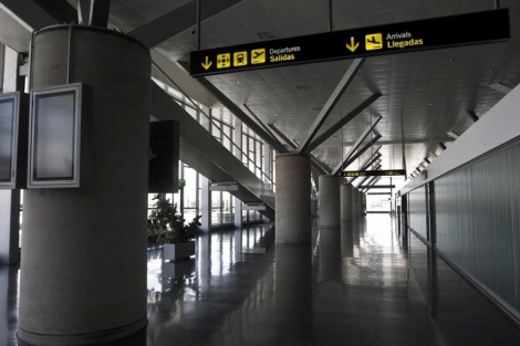 Terminal vacía del aeropuerto de Ciudad Real. | Alberto Cuéllar