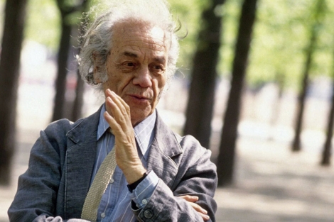 El filósofo y poeta chileno Nicanor Parra, en París, en 1992. | E. M.