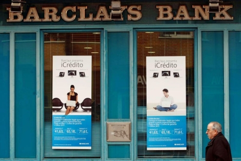 Oficina de Barclays en Madrid. | Diego Sinova