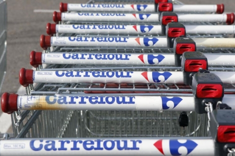 Carros de la compra de Carrefour. | Sergio Gonzlez