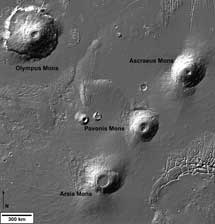 Montes Tharsis. |ESA