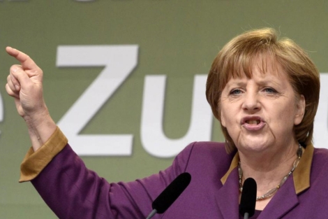 Angela Merkel en una comparecencia pblica.| Reuters