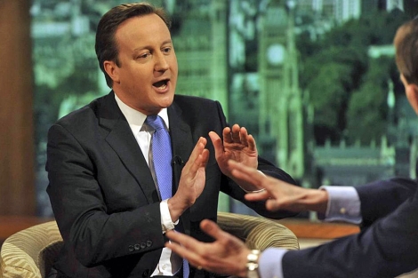 Cameron, en una entrevista con A. Marren la BBC.| Reuters