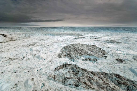 Hielo desprendido del glaciar Jakobshavn Isbrae. | Ian Joughin/University of Washington