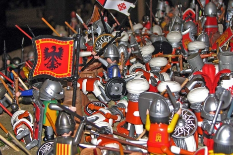 El final de la batalla de las Navas de Tolosa, versin Playmobil. | Manuel Cuevas