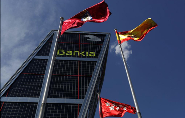 Sede de Bankia en una de las torres KIO. | Antonio Heredia