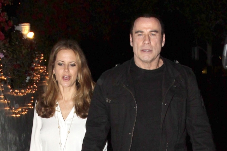 El actor John Travolta con su mujer, Kelly Preston. | Gtres