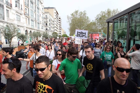 Manifestacin del 15-M en Valladolid. | Ical