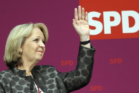 Hannelore Kraft, presidenta de Renania del Norte-Westfalia. | Efe