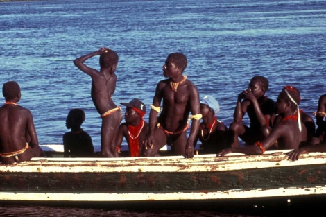 El pueblo indgena de los jarawa en la costa de las islas de Andamn (India). | Survival