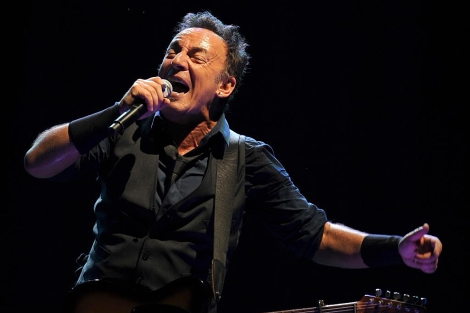 Bruce Springsteen, durante su actuacin en Barcelona. | Afp