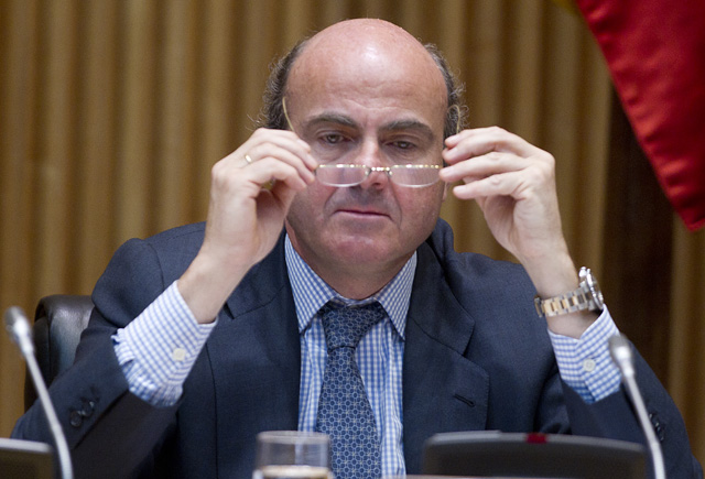 El ministro de Economa y Competitividad, Luis de Guindos. | Alberto Cullar