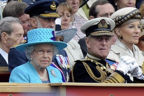 La reina Isabel II, durante un acto por el Jubileo de Diamantes. | Efe