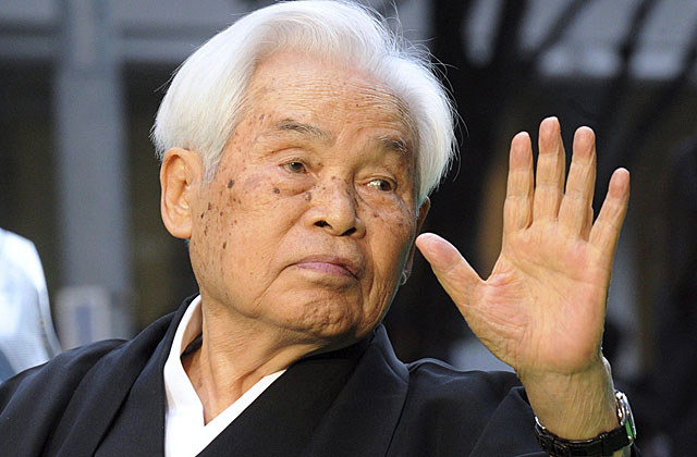 El cineasta japons Kaneto Shindo, en 2010, en el Festival de Cine de Tokio. | Efe