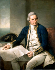 James Cook par Nathaniel Dance (c. 1775).