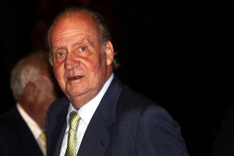El rey Don Juan Carlos a su llegada a Chile. | Efe