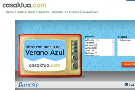 Presentacin de la nueva campaa de venta de Casaktua. | ELMUNDO.es