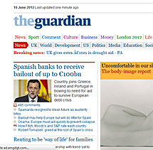 La crisis espaola en The Guardian.