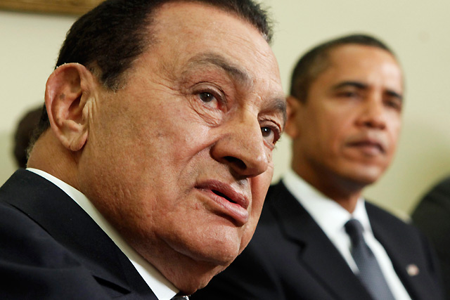 Hosni Mubarak junto a Barack Obama en una imagen de 2009. | Reuters LBUM: SU VIDA, EN IMGENES