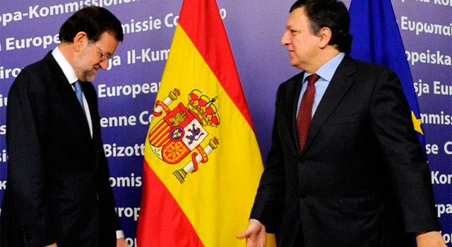 Mariano Rajoy y Jos Manuel Durao Barroso. | EL MUNDO