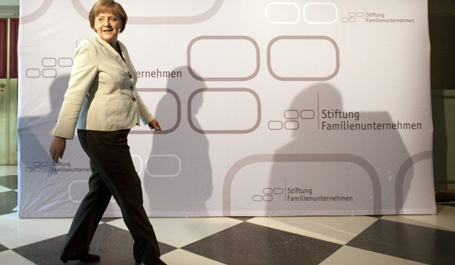 La canciller alemana, Angela Merkel, durante un acto en Berln el pasado 15 de junio. | Efe