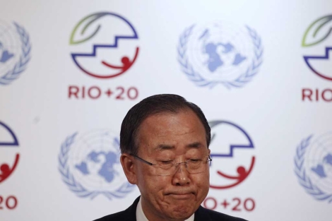 Ban Ki-Moon, durante su intervencin en Ro +20. | Reuters