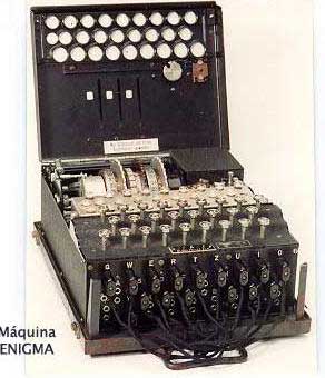 La mquina 'Enigma', usada por los nazis.