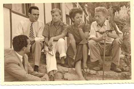 Los Bowles, Truman Capote y Sanz Soto, en Tnger. | Pepe Carletn