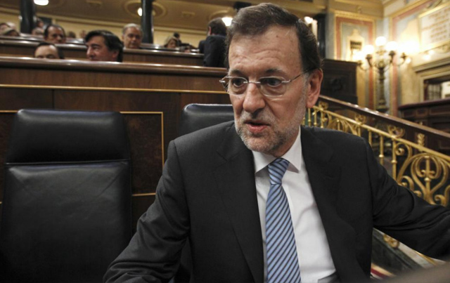 El presidente del Gobierno, Mariano Rajoy, en el Congreso. | Reuters