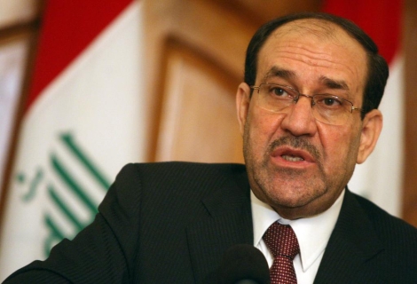 El primer ministro Nuri Al Maliki durante una rueda de prensa el pasado mayo. | Afp