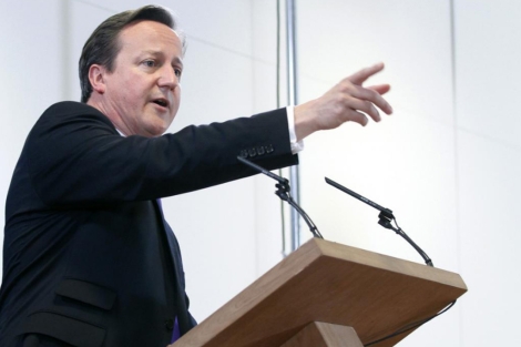 El primer ministro britnico, David Cameron, en la cumbre europea. | Reuters