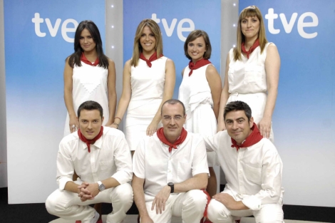 El equipo de 'Viva San Fermn' (TVE). | Foto: RTVE.