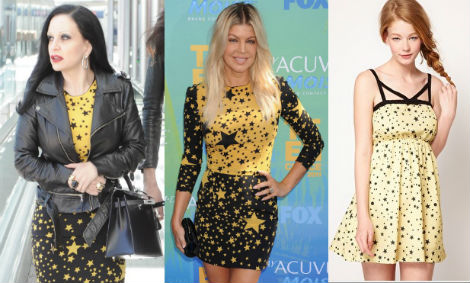 Alaska y Fergie comparten vestido, de Dolce & Gabbana. Propuesta similar, de Dahlia (40,73 e).
