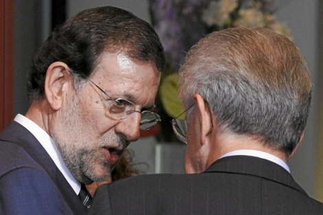 Mariano Rajoy y Mario Monti en la ltima Cumbre Europea. | EL MUNDO