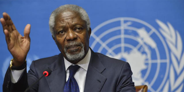 Kofi Annan, enviado especial de la ONU para el conflicto sirio. | Efe