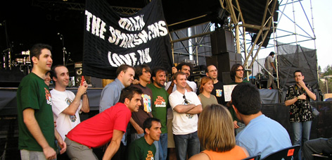 The Beach Boys Spain, en 2005, en el concierto de Brian Wilson en Viajazz.