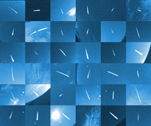 Collage de Perseidas en 2011 | NASA