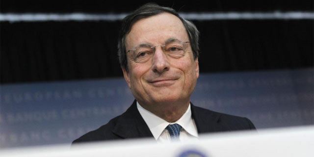 El presidente del BCE, Mario Draghi, tras la reunin de la entidad el jueves. | Reuters