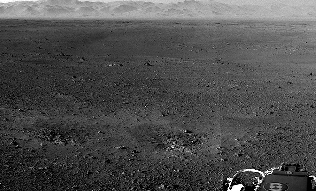 Imagen panormica de la superficie de Marte. | NASA