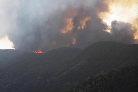 Incendio en La Gomera. | Efe