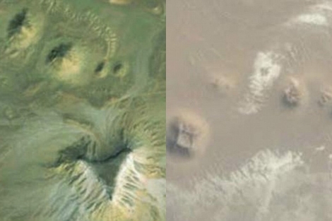 Las imágenes que proporciona Google Earth.