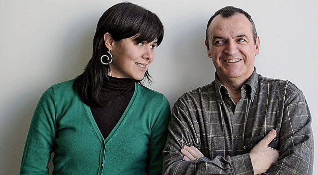 Irati Aranzabal y Jos Ignacio de Juana Chaos, en un posado en 2010 para 'Irish Times'. | Pacemaker
