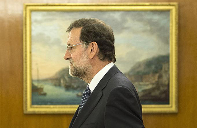 Mariano Rajoy, en La Zarzuela el pasado mircoles. | Afp