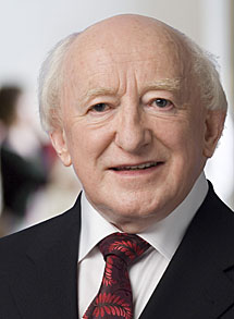 El presidente irlands, Michael Higgins.