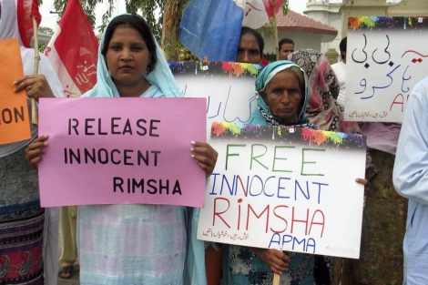 Paquistanes de la minora cristiana piden la liberacin de Rimsha. | Efe