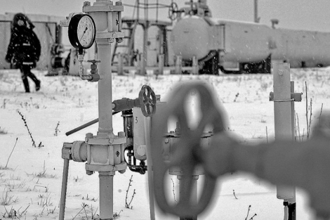 Infraestructura de Gazprom. | Afp