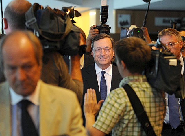 Mario Draghi, presidente del Banco Central Europeo (BCE). | Afp
