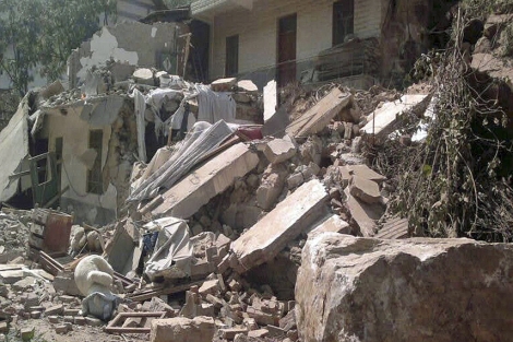 Una casa derruída tras el terremoto en Zhaotong, en la provincia de Yunnan. | Reuters